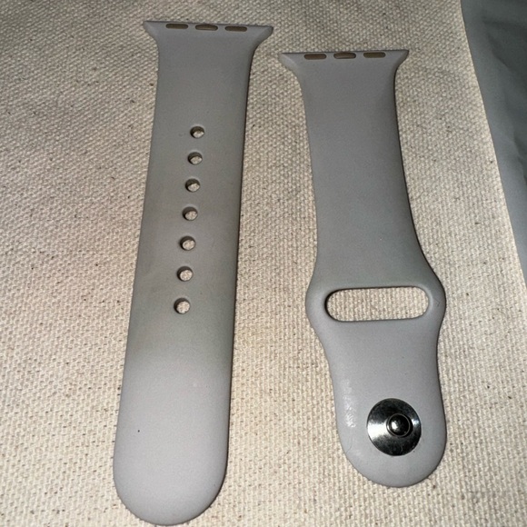 Apple Watch Sport Band Sz S/M 38/40MM Light Smoke Gray - Picture 3 of 8